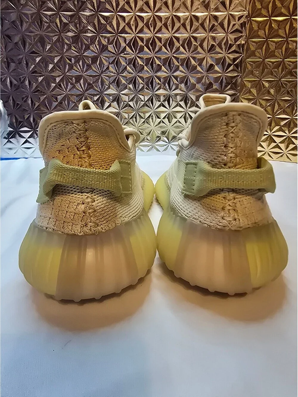 Adidas Yeezy Boost 350 V2 Flax FX9028 Mens Size 7.5 Used Authentic No Box
